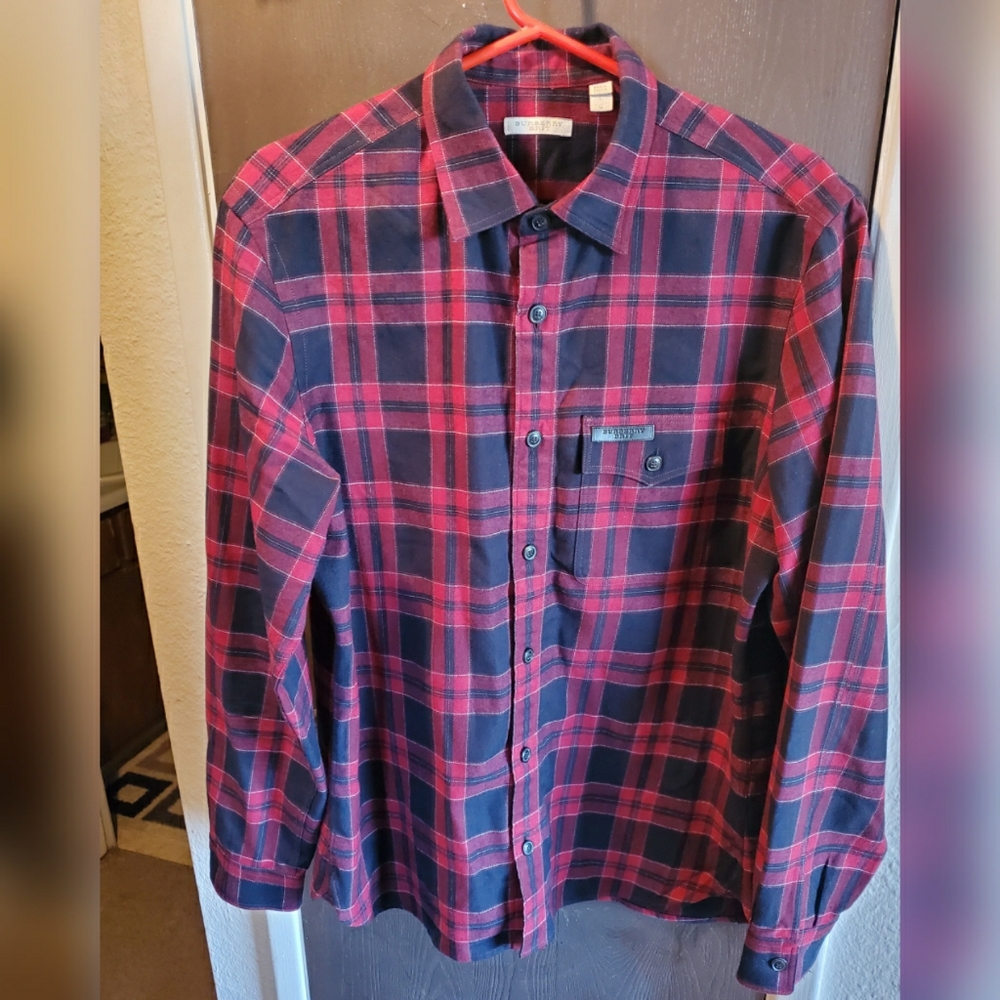 Men's Wool Blend Checkerd Flannel